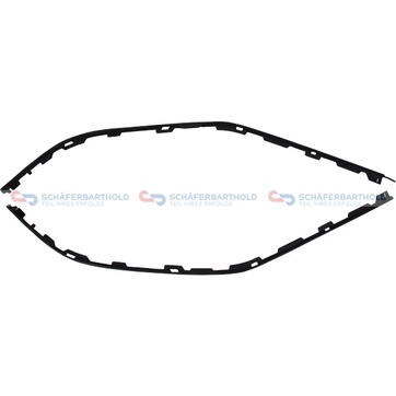 Skyddslissats, stötfångare, Vänster fram, Höger fram