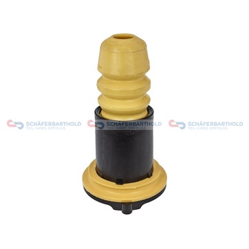 Genomslagsgummi, Bakaxel