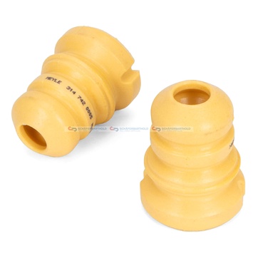 Genomslagsgummi, Bakaxel