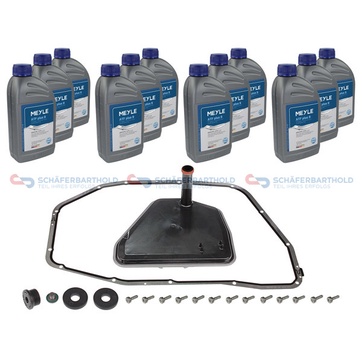 Delssats, automatväxellådsolje byte