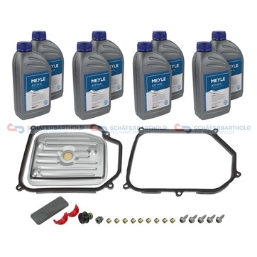 Delssats, automatväxellådsolje byte