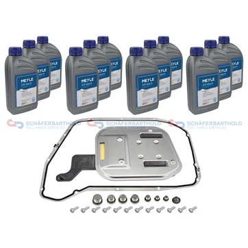 Delssats, automatväxellådsolje byte