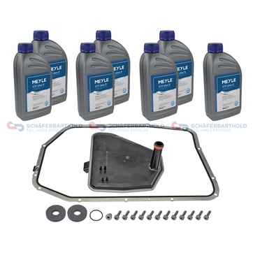 Delssats, automatväxellådsolje byte