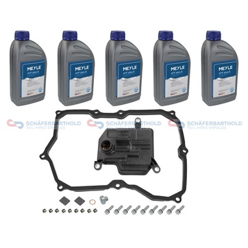 Delssats, automatväxellådsolje byte