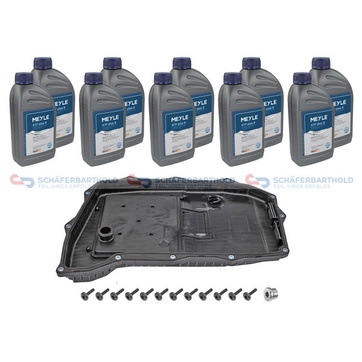 Delssats, automatväxellådsolje byte