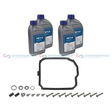 Delssats, automatväxellådsolje byte