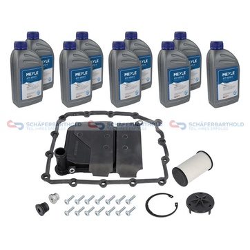 Delssats, automatväxellådsolje byte