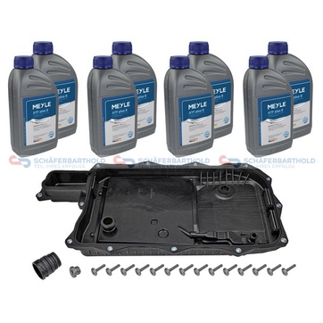 Delssats, automatväxellådsolje byte