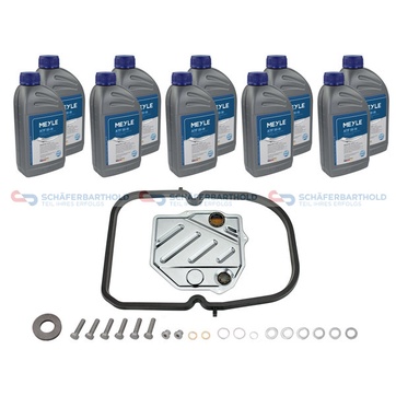 Delssats, automatväxellådsolje byte