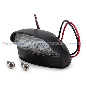 Nummerplåtsbelysning, Bak