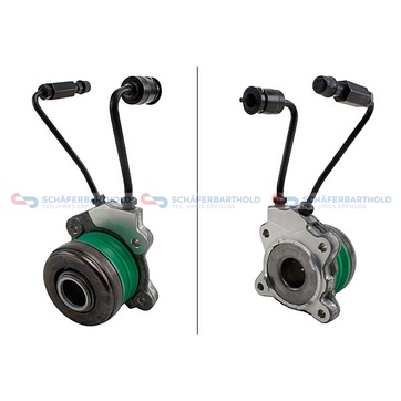 Central slavcylinder, koppling