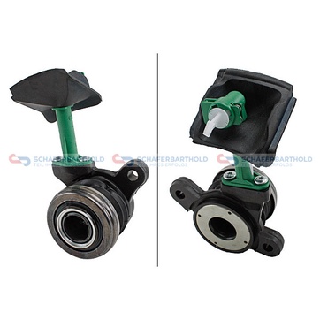 Central slavcylinder, koppling