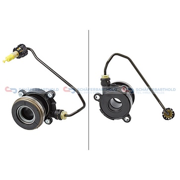 Central slavcylinder, koppling