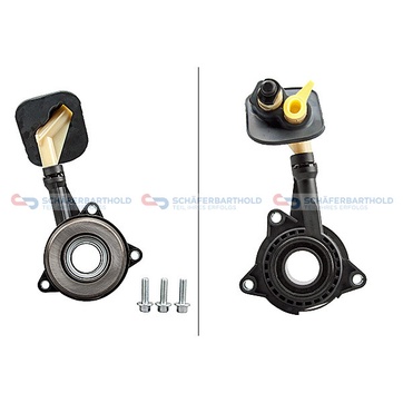 Central slavcylinder, koppling