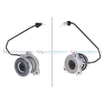 Central slavcylinder, koppling