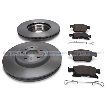 Bromssats, skivbroms, Framaxel, inre