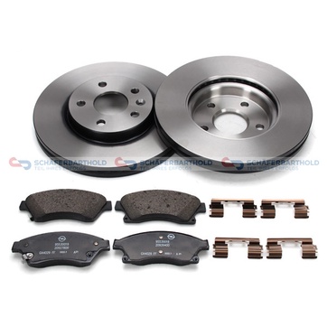 Bromssats, skivbroms, Framaxel, inre