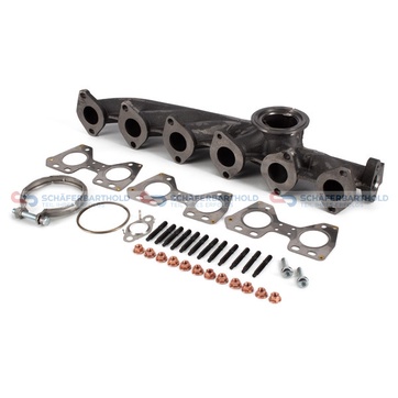 Grenrör, avgassystem