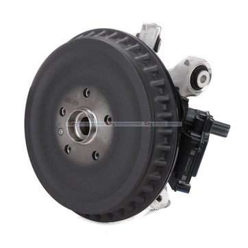 Styrklo, hjulupphängning, Bakaxel vänster