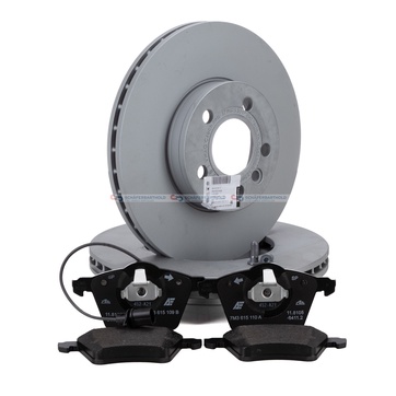 Bromssats, skivbroms, Framaxel