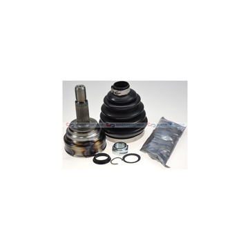 Knutsats, drivaxel, Framaxel, på hjulsidan