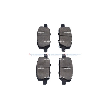 Bromsbeläggssats, Bak