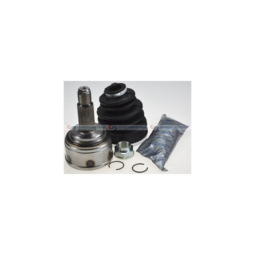 Knutsats, drivaxel, Framaxel, på hjulsidan