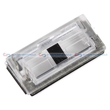 Glas, nummerplåtsbelysning, Vänster, Höger