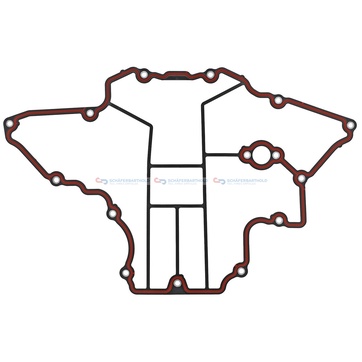 Packning, oljesump, Nedre