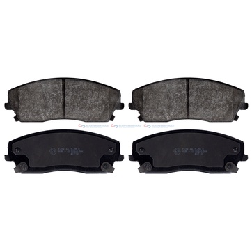 Bromsbeläggssats, Framaxel