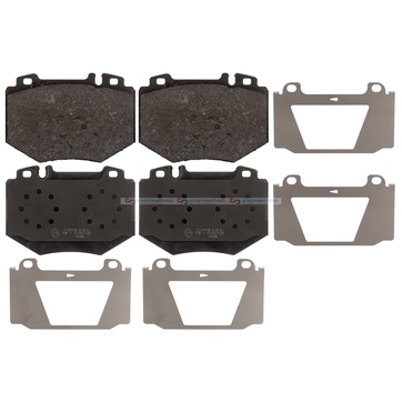 Bromsbeläggssats, Framaxel