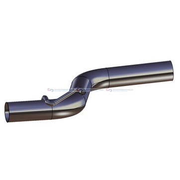 Avgasrör, Mitt Mitte