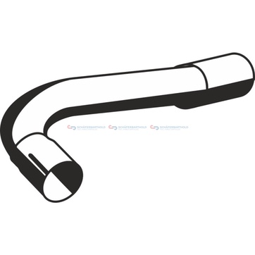 Avgasrör, Höger bak