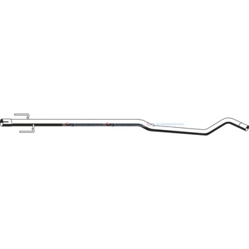 Avgasrör, Mitt Mitte