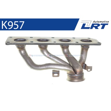 Grenrör, avgassystem