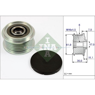 Generator, Freewheel Clutch