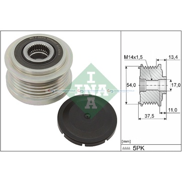 Generator, Freewheel Clutch