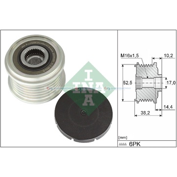 Generator, Freewheel Clutch