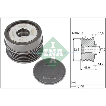 Generator, Freewheel Clutch