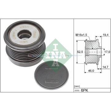 Generator, Freewheel Clutch