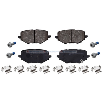 Bromsbeläggssats, Bakaxel