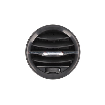 Instrumentbrädans luftmunstycke, Fram